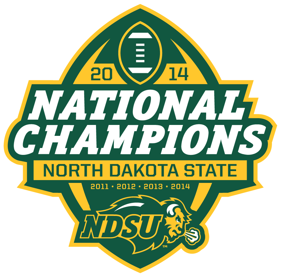 North Dakota State Bison 2014 Champion Logo t shirts iron on transfers